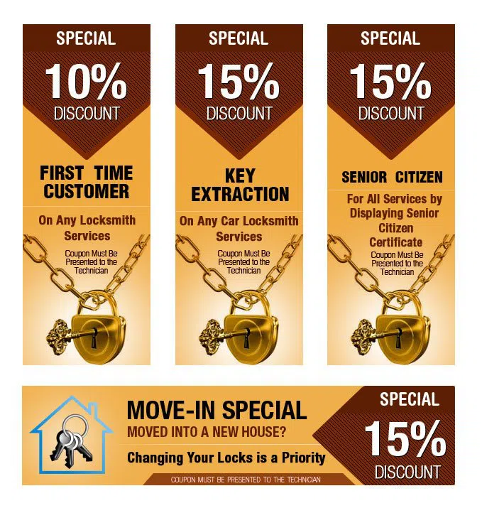 Super Locksmith Service Euclid, OH 216-654-9522 - coupon1-set-four